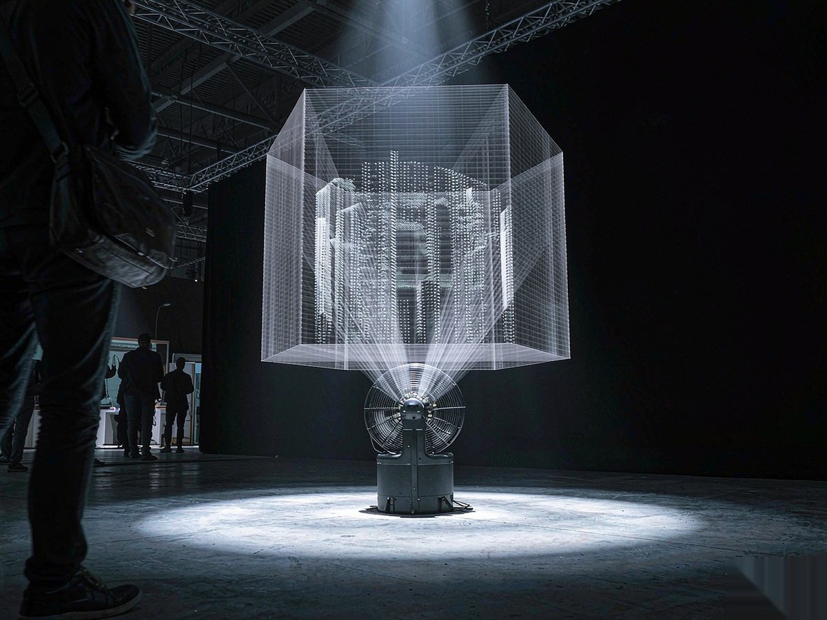 Holographic Fans LED display