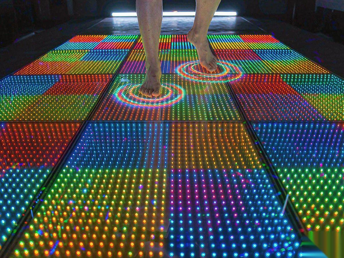 Floor LED display