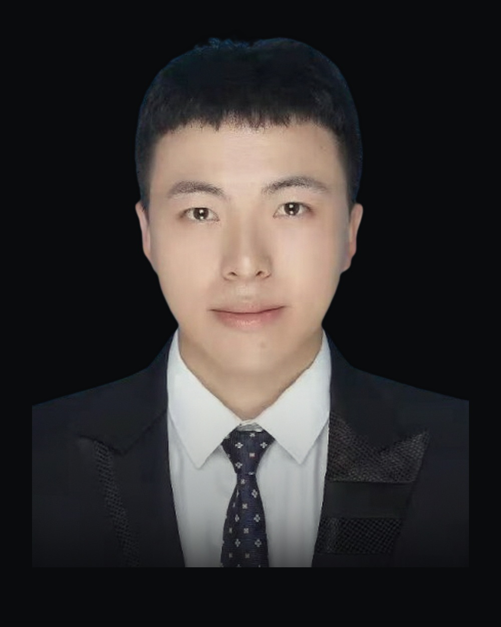 Jason Liu, product director, lit from one side against a dark field